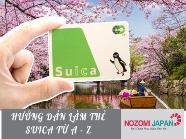 Hướng dẫn làm và sử dụng thẻ suica tại Nhật