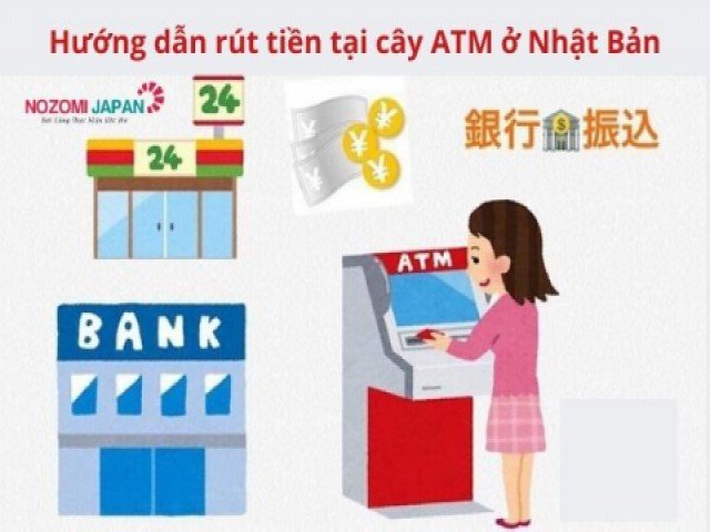 Hướng dẫn sử dụng máy ATM tại Nhật Bản