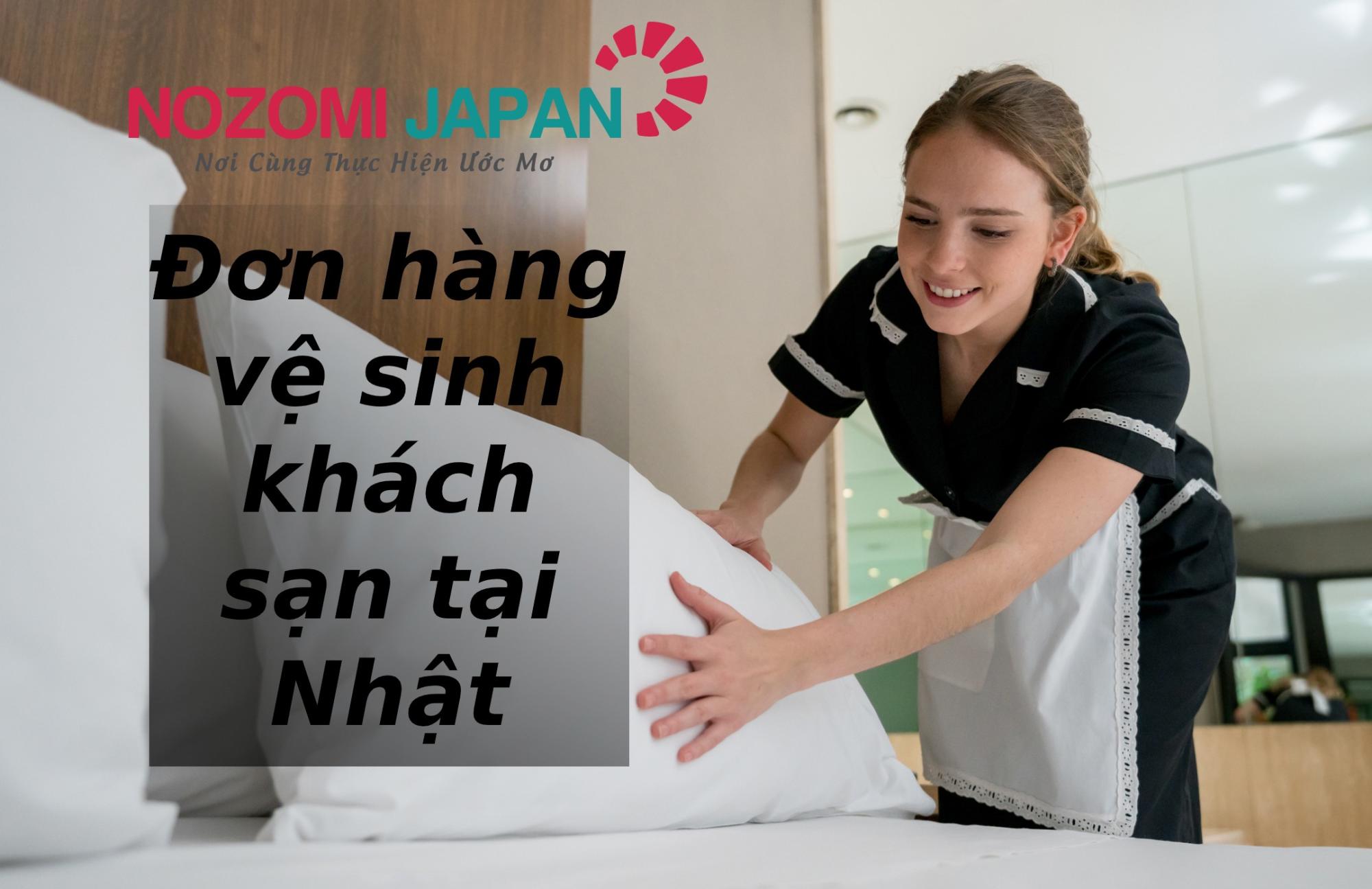 Đơn hàng vệ sinh khách sạn tại Nhật